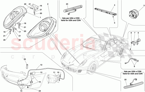 Part Diagram for Ferrari 69376700