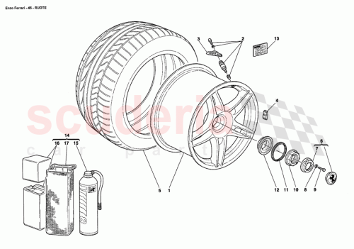 Part Diagram for Ferrari 312962
