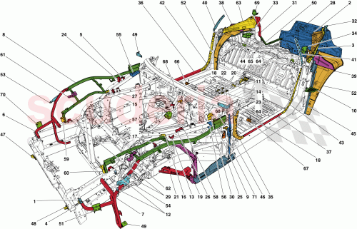 Part Diagram for Ferrari 83861400