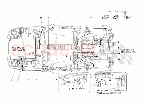 Part Diagram for Ferrari 60991000