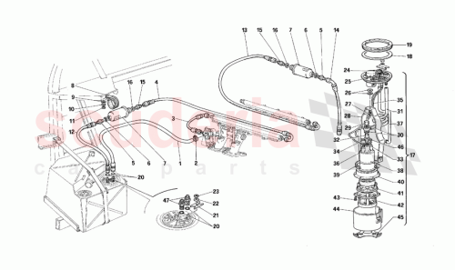 Part Diagram for Ferrari 142749