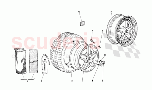 Part Diagram for Ferrari 150602