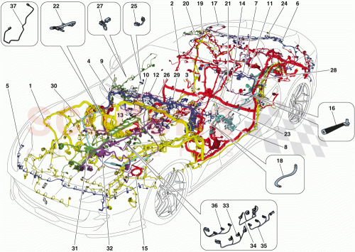 Part Diagram for Ferrari 769019