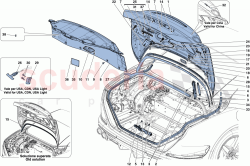 Part Diagram for Ferrari 88112211