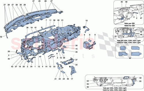 Part Diagram for Ferrari 87459400