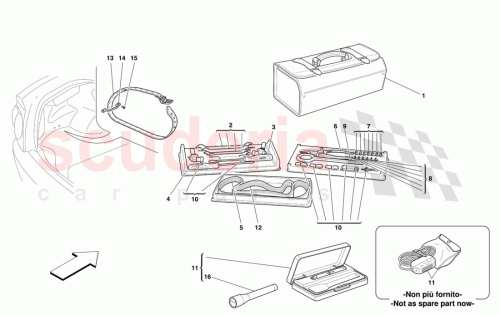 Part Diagram for Ferrari 65021700