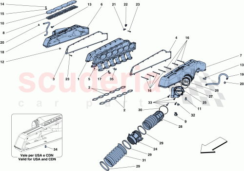 Part Diagram for Ferrari 245028