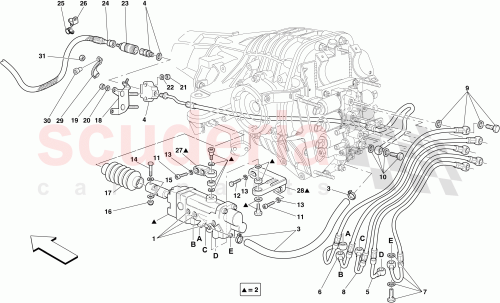 Part Diagram for Ferrari 226556