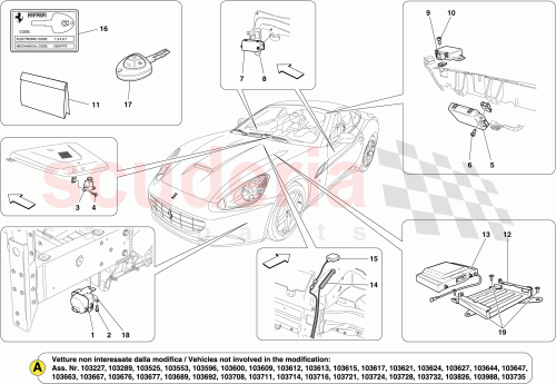 Part Diagram for Ferrari 254409