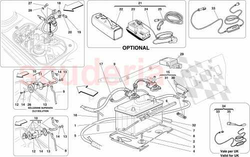 Part Diagram for Ferrari 177791