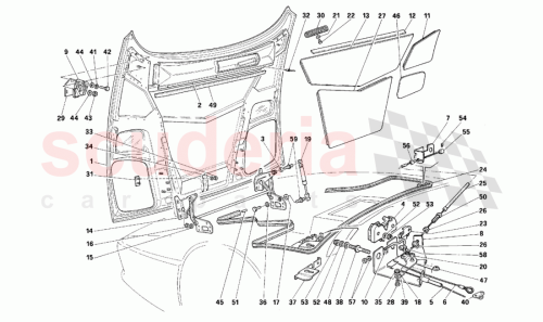 Part Diagram for Ferrari 64641700
