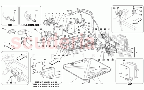 Part Diagram for Ferrari 157991