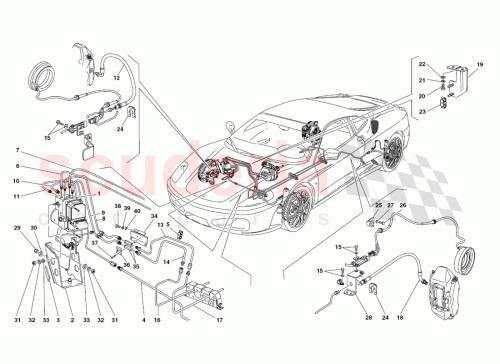 Part Diagram for Ferrari 224269