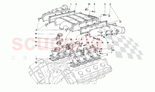 Part Diagram for Ferrari 135114