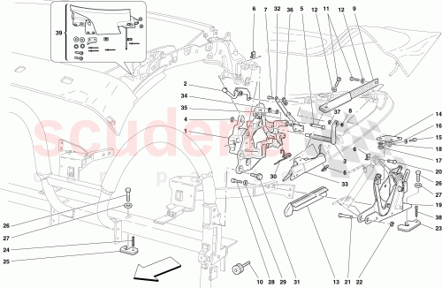 Part Diagram for Ferrari 66684200