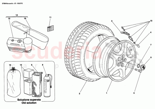 Part Diagram for Ferrari 218234