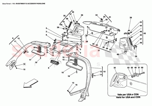Part Diagram for Ferrari 66792500