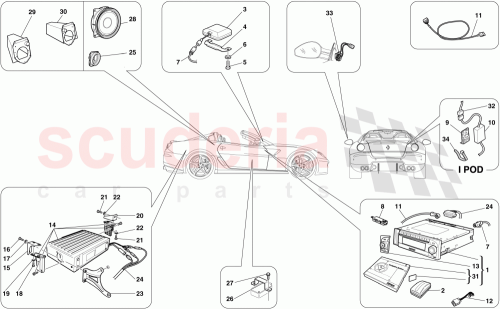 Part Diagram for Ferrari 67132700