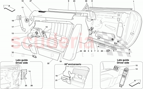 Part Diagram for Ferrari 80765000
