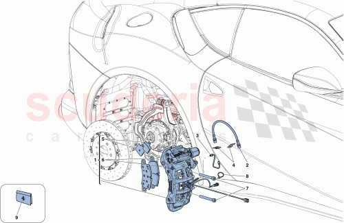 Part Diagram for Ferrari 335704