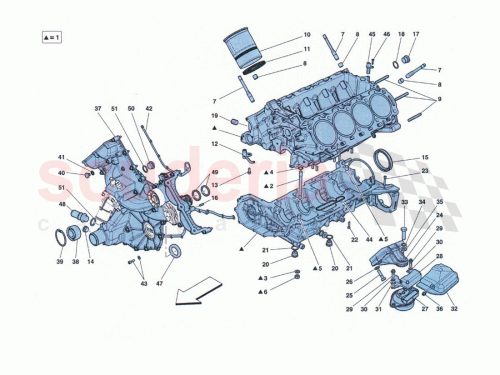 Part Diagram for Ferrari 245884