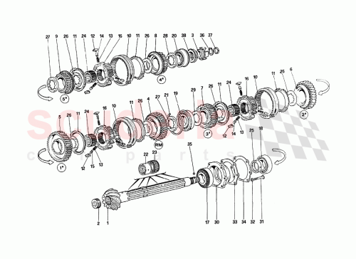 Part Diagram for Ferrari 122080