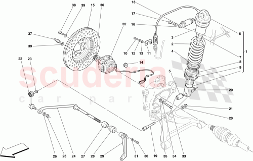 Part Diagram for Ferrari 213484