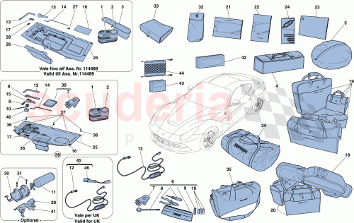 Part Diagram for Ferrari 88142700