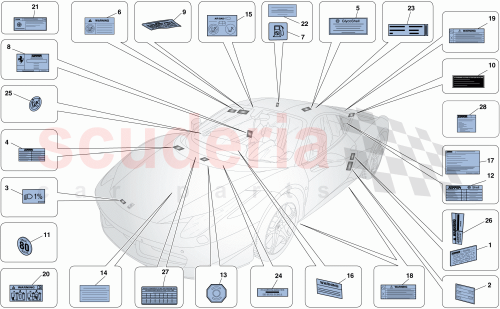 Part Diagram for Ferrari 268527