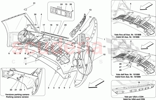 Part Diagram for Ferrari 84725810