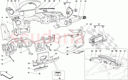 Part Diagram for Ferrari 83298500