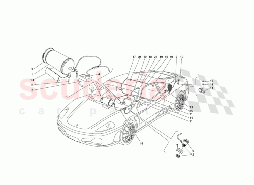 Part Diagram for Ferrari 220806