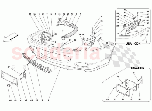 Part Diagram for Ferrari 66288200