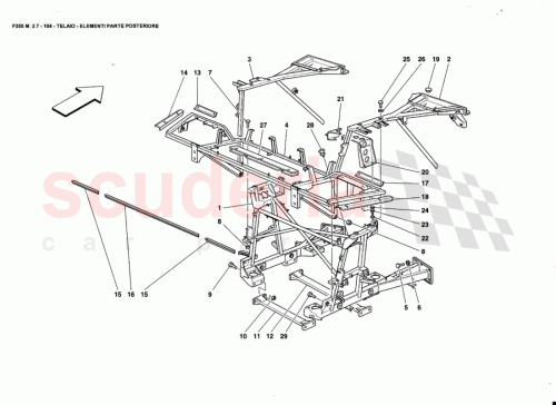 Part Diagram for Ferrari 63948800