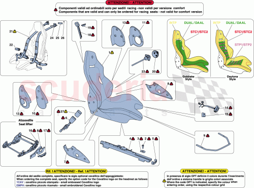 Part Diagram for Ferrari 87401700