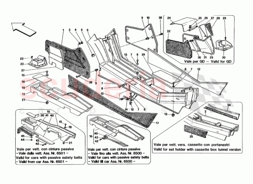 Part Diagram for Ferrari 63557400