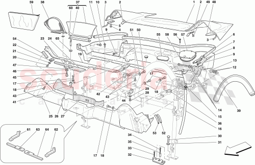 Part Diagram for Ferrari 69921200
