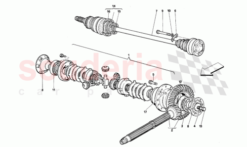 Part Diagram for Ferrari 132929