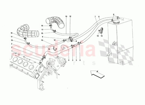 Part Diagram for Ferrari 143051