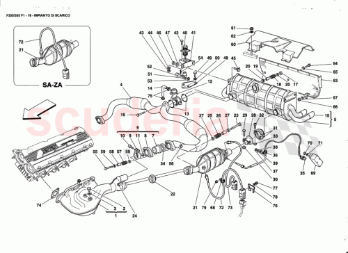 Part Diagram for Ferrari 168571