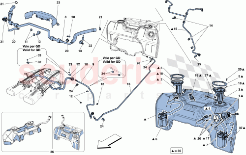 Part Diagram for Ferrari 294152