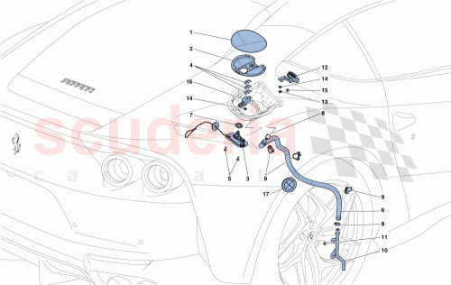 Part Diagram for Ferrari 807842