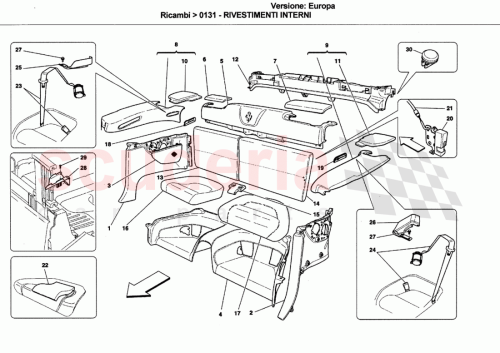 Part Diagram for Ferrari 823249