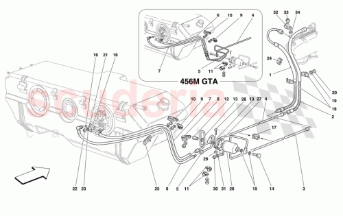 Part Diagram for Ferrari 111644