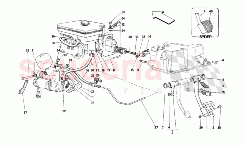 Part Diagram for Ferrari 157267