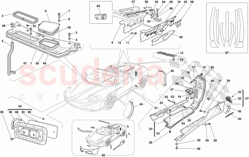 Part Diagram for Ferrari 65071800