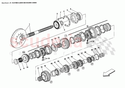 Part Diagram for Ferrari 190195