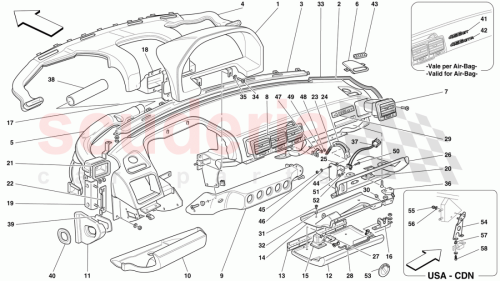 Part Diagram for Ferrari 658449