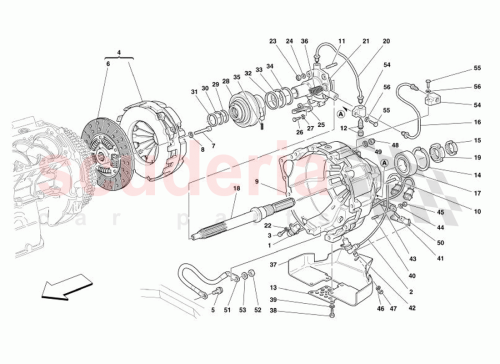 Part Diagram for Ferrari 154505
