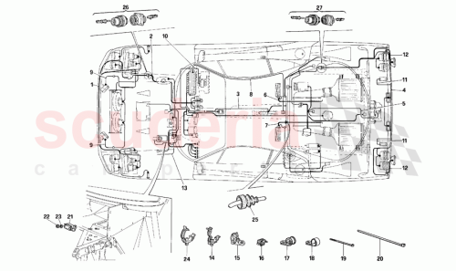Part Diagram for Ferrari 62505300